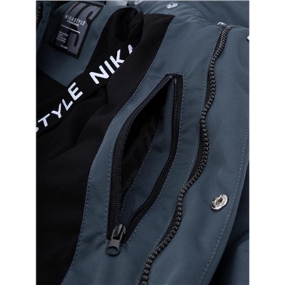 Куртка утепленная для мальчика NIKASTYLE 4м5124 джинс