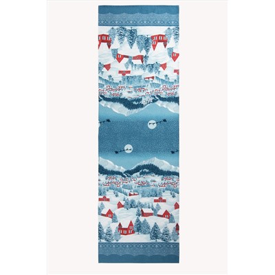 Дорожка на стол из рогожки 145x45 Happy Fox Home