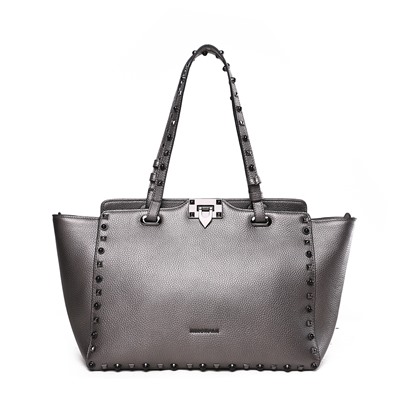 Женская сумка Mironpan арт.80915 Темное серебро