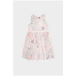 Платье для девочки Crockid КР 5734 светлый жемчуг, летний сад к385