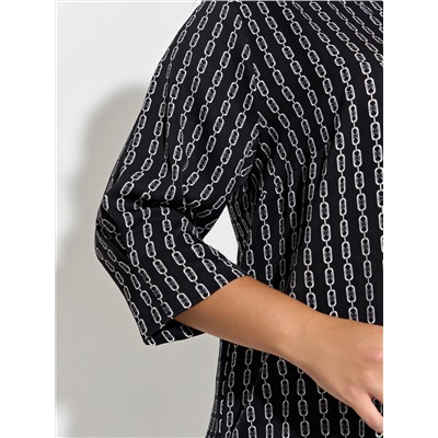 Блузка 0220-1 матовый черный