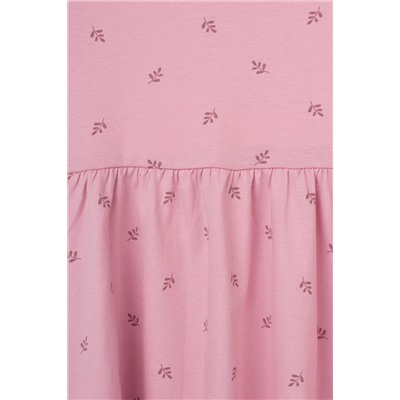Платье для девочки Crockid К 5786 розовый зефир, веточки