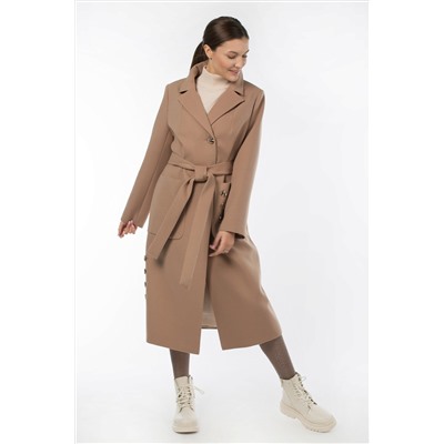01-10950 Пальто женское демисезонное (пояс)