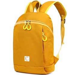 666B-7 желт Рюкзак для девочек (35х22х12)