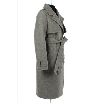 01-10433 Пальто женское демисезонное (пояс)