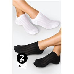 Женские укороченные носки 2 пары Happyfox