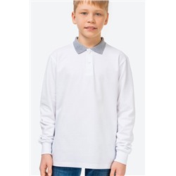 Рубашка-поло с длинным рукавом для мальчика Happyfox
