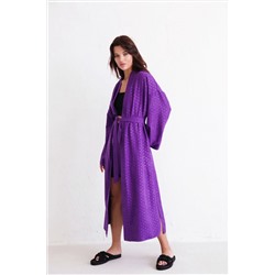 9757 Кимоно длинное фиолетовое (остаток: 42-44)