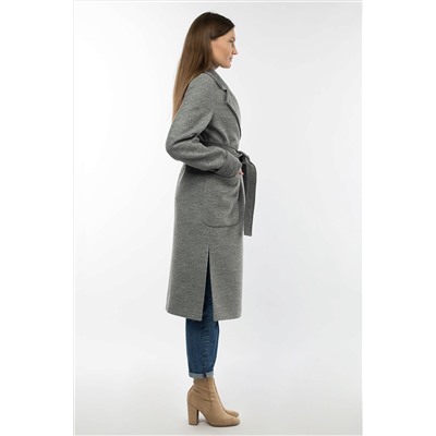 01-10435 Пальто женское демисезонное (пояс)