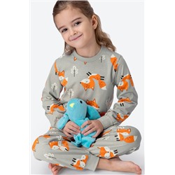 Хлопковая пижама для девочки Happyfox