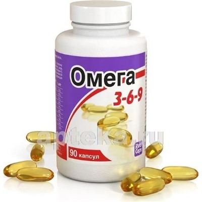 Омега 3-6-9, похудение, омоложение, 1600 мг