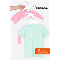 Набор футболок для девочки Happyfox