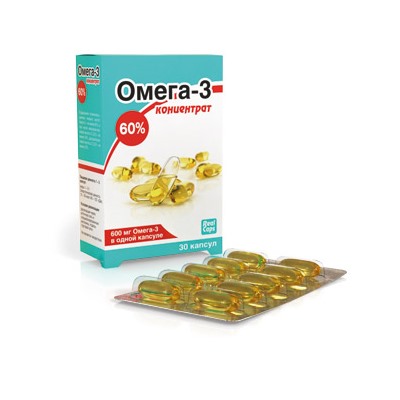 Омега-3 концентрат 60% капс.1000 мг №30