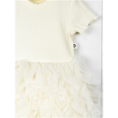 Платье для девочки Baby Boom BB С232/1-К-(М) Сетка стрейч молоко