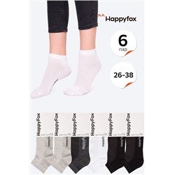 Набор детских носков 6 пар в сетку Happyfox