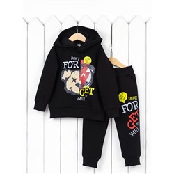 Компл для мальчика Baby Boom BB КД491/2-Ф Черный FOR GET SMILE