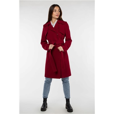 01-09427 Пальто женское демисезонное (пояс)