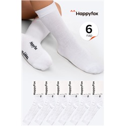 Набор детских высоких носков 6 пар Happyfox