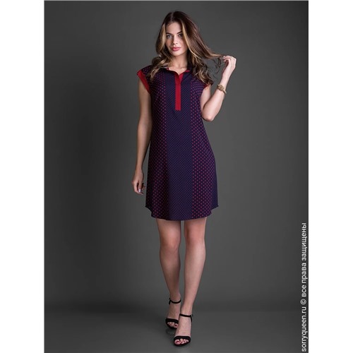 Платье модели - 1192/2 Цвет 46 - 001745 леопард, Размер 46 ОГ(90-98),ОТ(68-76),ОБ(95-100)