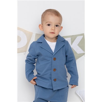 Куртка для мальчика Crockid КР 302021 синяя волна к374