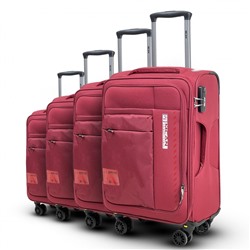 Комплект из 4 чемоданов MIRONPAN  50127 Бордовый