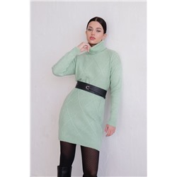 24030 Платье-свитер "нежная мята"