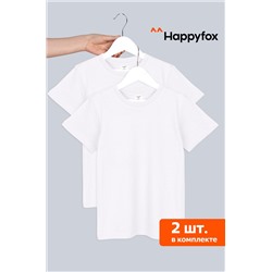 Набор детских однотонных футболок 2 шт. Happyfox