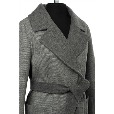 01-10435 Пальто женское демисезонное (пояс)