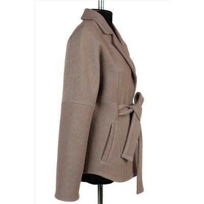 01-11657 Пальто женское демисезонное (пояс)