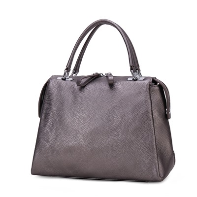 Стильная и оригинальная темно-серебряная сумка Mironpan
