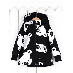 Куртка детская Baby Boom Р50/1-Ф Мишки на чёрном Б101