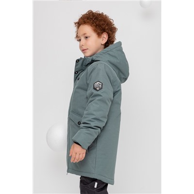 Пальто зимнее для мальчика Crockid ВК 36097/1 ГР