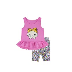 Комплект для девочки YLA 7072100103 Розовый леопард