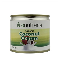 Органическое кокосовый крем  Econutrena, 200 мл Шри-Ланка
