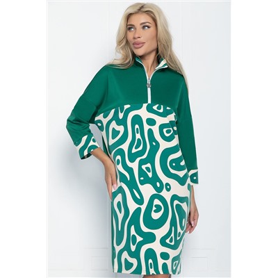 Платье Эксклюзив (зеленое) П11079