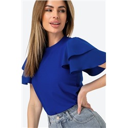 Женская нарядная блузка с коротким рукавом Happyfox