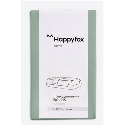 Пододеяльник из поплина 180X215 Happy Fox Home