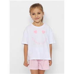Пижама для девочки Cherubino CWJG 50153-20 Белый
