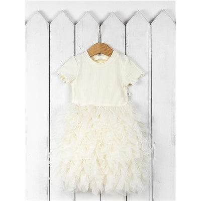 Платье для девочки Baby Boom BB С232/1-К-(М) Сетка стрейч молоко