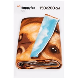 Простыня вафельная 150Х200 Happy Fox Home