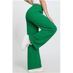 Женские летние брюки палаццо из ткани-жатка Happyfox