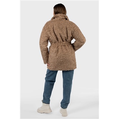 02-3160 Пальто женское утепленное (пояс)