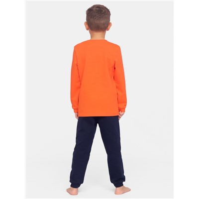 Пижама для мальчика Cherubino CSKB 50079-29 Оранжевый