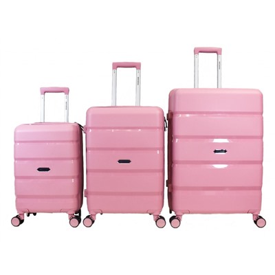 Набор из 3 чемоданов арт.11192 Розовый
