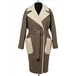 02-3155 Пальто женское утепленное (пояс)