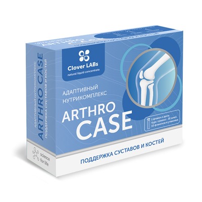 Адаптивный нутрикомплекс «Clover Labs Arthro Case – Поддержка суставов и костей»