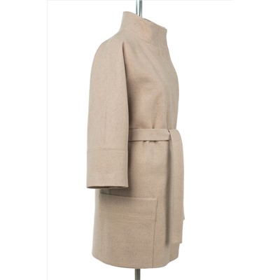01-11086 Пальто женское демисезонное (пояс)