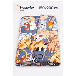 Простыня вафельная 150x200 Happy Fox Home