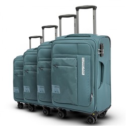 Комплект из 4 чемоданов  MIRONPAN 50127 Бирюзовый