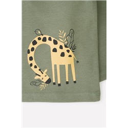 Джемпер для мальчика Crockid К 301946 зеленый (веселые жирафы) я108